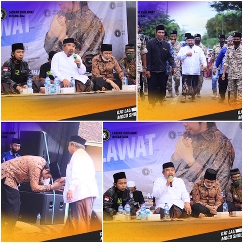 Apel Sholawat di Ponpes Nurul Chotib Al Qodiri 4 Bersama Presiden Laskar Sholawat Nusantara